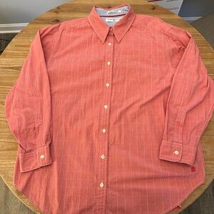 Tommy Hilfiger Woman’s Coral Button-Down Shirt